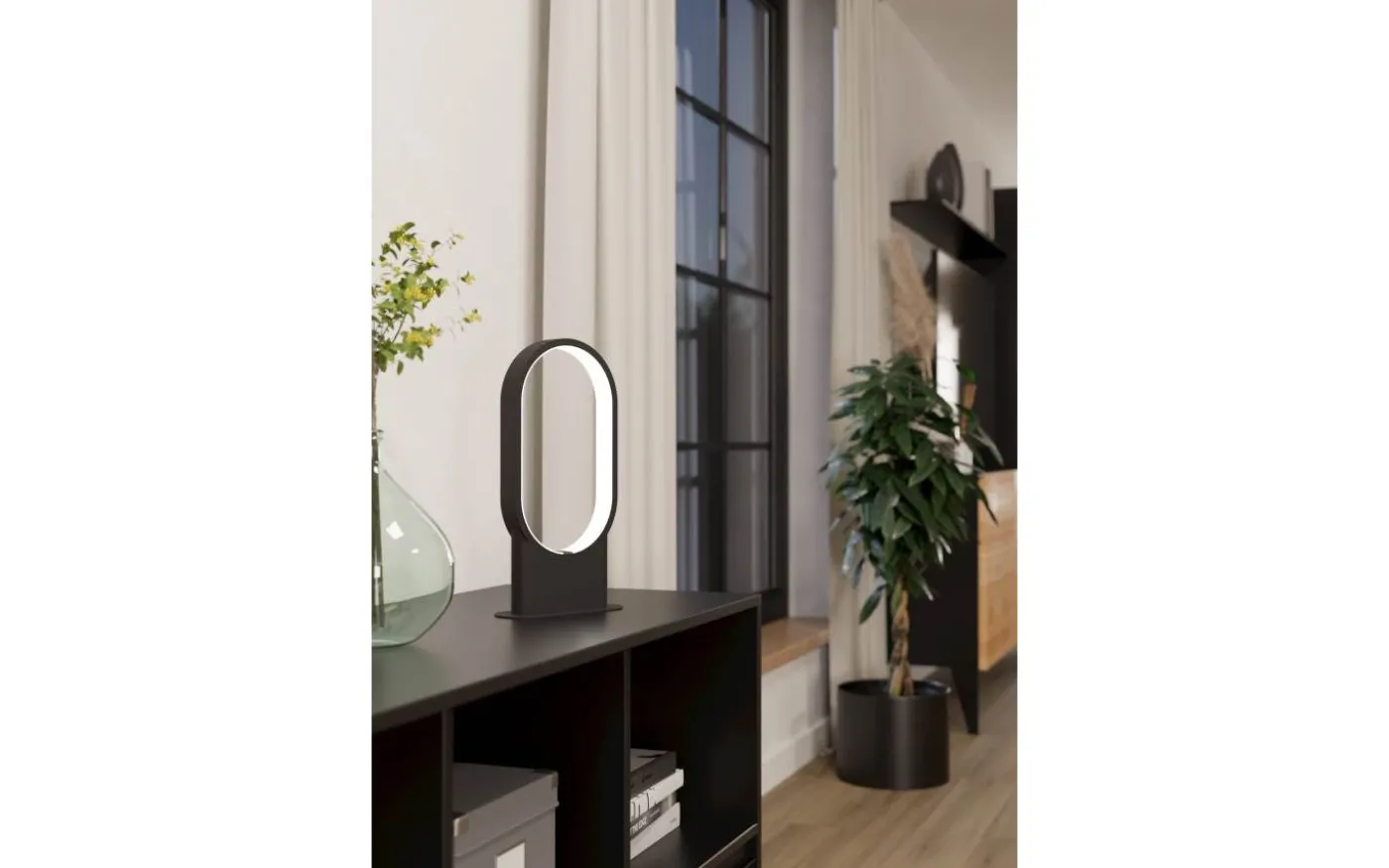 Codriales Bordslampa 38cm LED 3000K 10,8W Svart