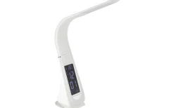 Cognoli Skrivbordslampa med Klocka 51cm LED 5000K 4,4W Vit