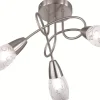 Colmar Plafond 47cm 3xE14 borstat stål