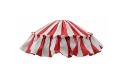 Color Stripe Takskärm Ø70cm Röd