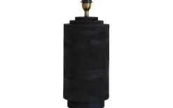 Columna Lampfot 50cm Antik Svart