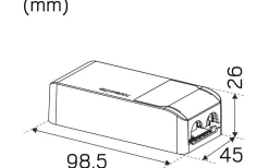 Comfort G3 Tilt Borstad Stål 3000K 7,5W IP44