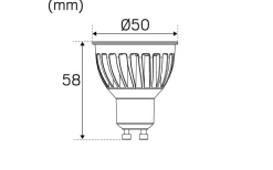 Comfort Quick Outdoor Spotlight LED GU10 3000K 5,8W Grå IP23