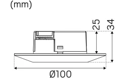 Comfort Smart ISO Spotlight 2700K 6W Vit IP44