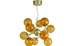 Como Taklampa 50cm Mässing/Amber