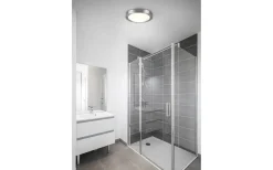 Condus H2O Plafond E27 borstad stål IP44