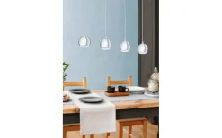 Conessa Taklampa 101cm GU10 LED 3000K 4x3W Krom