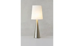 Conus Bordslampa 64cm Satin Nickel/Offwhite