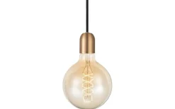 Copper Pendel Med E27-Sockel Koppar