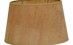 Cork Oval Lampskärm 30cm Transparent Natur