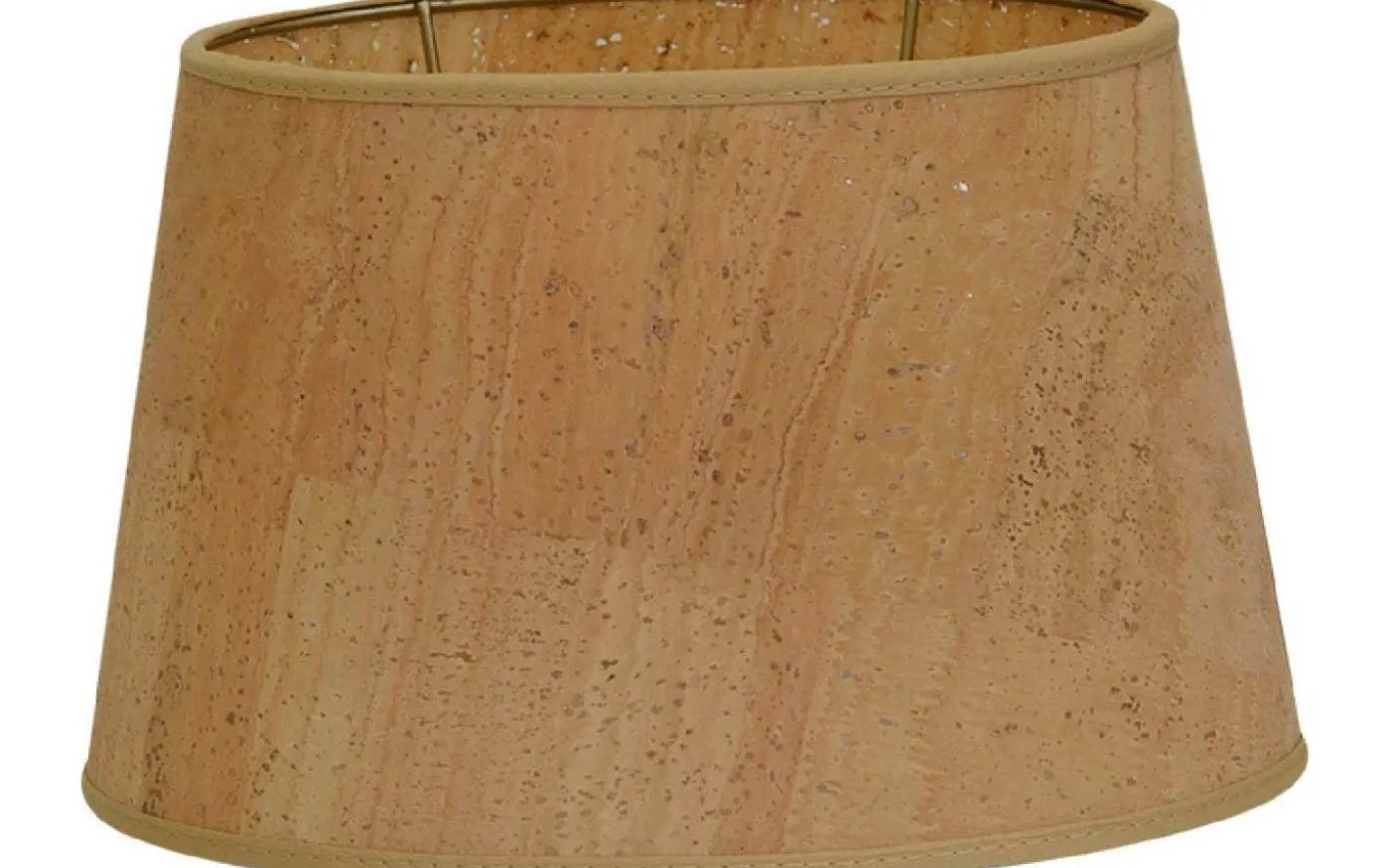 Cork Oval Lampskärm 30cm Transparent Natur