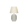 Cornelia Bordslampa 42cm Silver/Vit