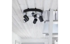 Correct Takspotlight 30cm 5L Svart