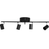 Correct Takspotlight 83cm 4xGU10 Svart matt