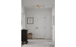 Correct Takspotlight 124cm 6xGU10 Guld