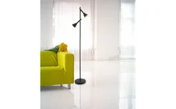 Cortaderas Golvlampa 145cm GU10 LED 2x5W Svart