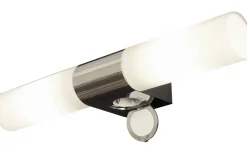 Cosenza Vägglampa med Uttag 44cm Krom IP44