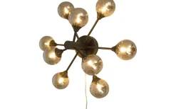 Cosmos Plafond/Vägglampa 53cm Svart/Rök