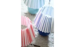 Costa Nova Plisserad Lampskärm Ø21cm Ljusblå