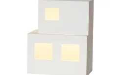 Cube Bordslampa E14 25cm Vit