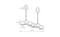 Cupolo Taklampa Greige