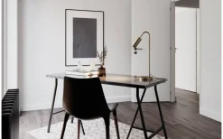 Curve Bordslampa 50cm Matt Guld