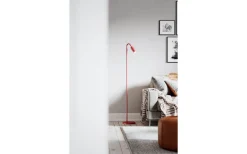 Curve Golvlampa 146cm Matt Mörkröd