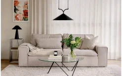 Curve Taklampa 50cm Svart