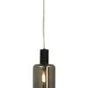 Cylinder Fönsterlampa 9cm Svart/Rök