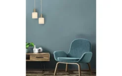 Cylinder Fönsterlampa 9cm Stål/Opal