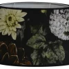 Dahlia Noir Lampskärm Oval 20cm Svart