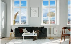 Daisy Golvlampa 160cm Guld