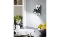 Davida Vägglampa LED 3000K 4,6W Nickel/Svart