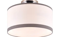 Davos Plafond 30cm 2xE14 krom/vit