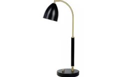 Deluxe Bordslampa 51cm LED GU5,3 Svart/Mässing
