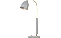 Deluxe Bordslampa 51cm LED GU5,3 Grå/Mässing