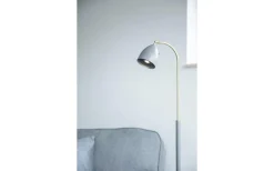 Deluxe Golvlampa 133cm LED GU5,3 Dimbar Grå/Mässing
