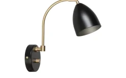 Deluxe Vägglampa LED GU5,3 Svart/Mässing