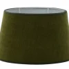Derby Lampskärm Oval 25cm Olivgrön