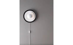 Diablo Vägglampa Ø30cm Svart/Röd