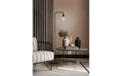 Diallo Golvlampa E27 mattsvart