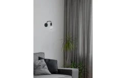 Diallo Vägglampa E27 mattsvart