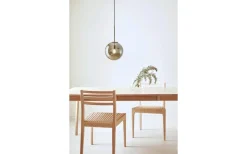 Dione Taklampa 25cm Rök/Mässing