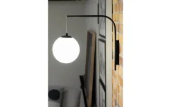 Dione Vägglampa Vit/Svart