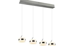 Dios Takpendel LED 4-delad borstad stål