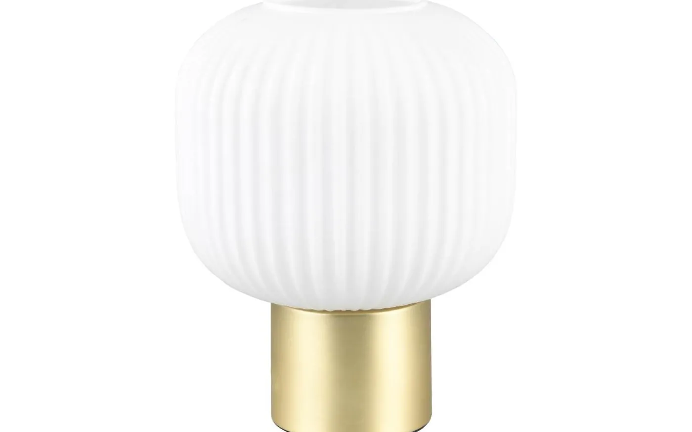 Diva Bordslampa E27 matt mässing/vit