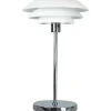 DL31 Bordslampa 50cm Vit/Krom