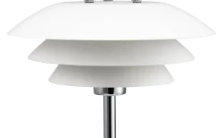 DL20 Bordslampa 30cm Vit/Krom