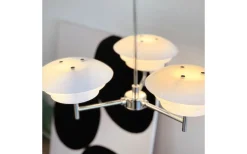 DL20 Takkrona 50cm 3 Armar Opal/Krom