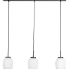 DL39 Taklampa 90cm Opal/Svart